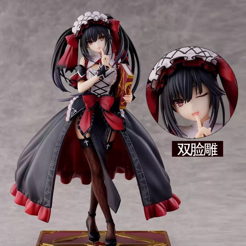 25cm Anime Date a Live Tokisaki Kurumi Scale Figure PVC Model Doll Toys Gift New