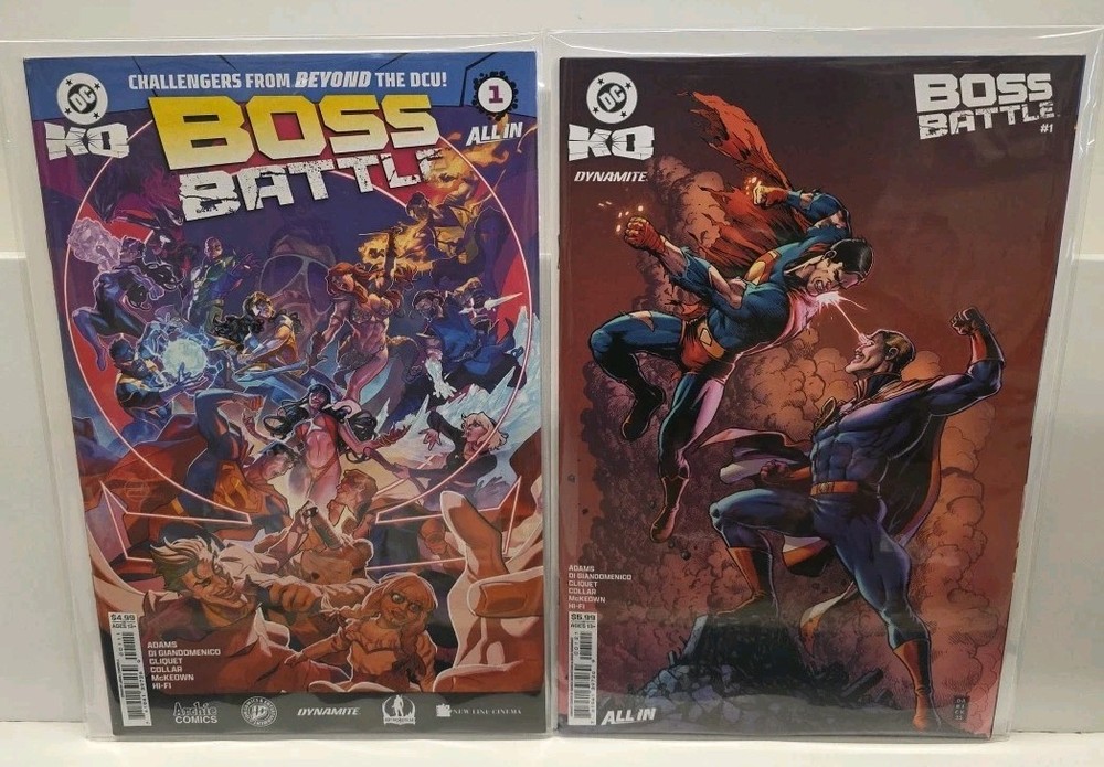 Dc Ko Boss Battle #1 (2 Cover Lot) A, B Robertson Superman Vs Homelander/ Nm-/+