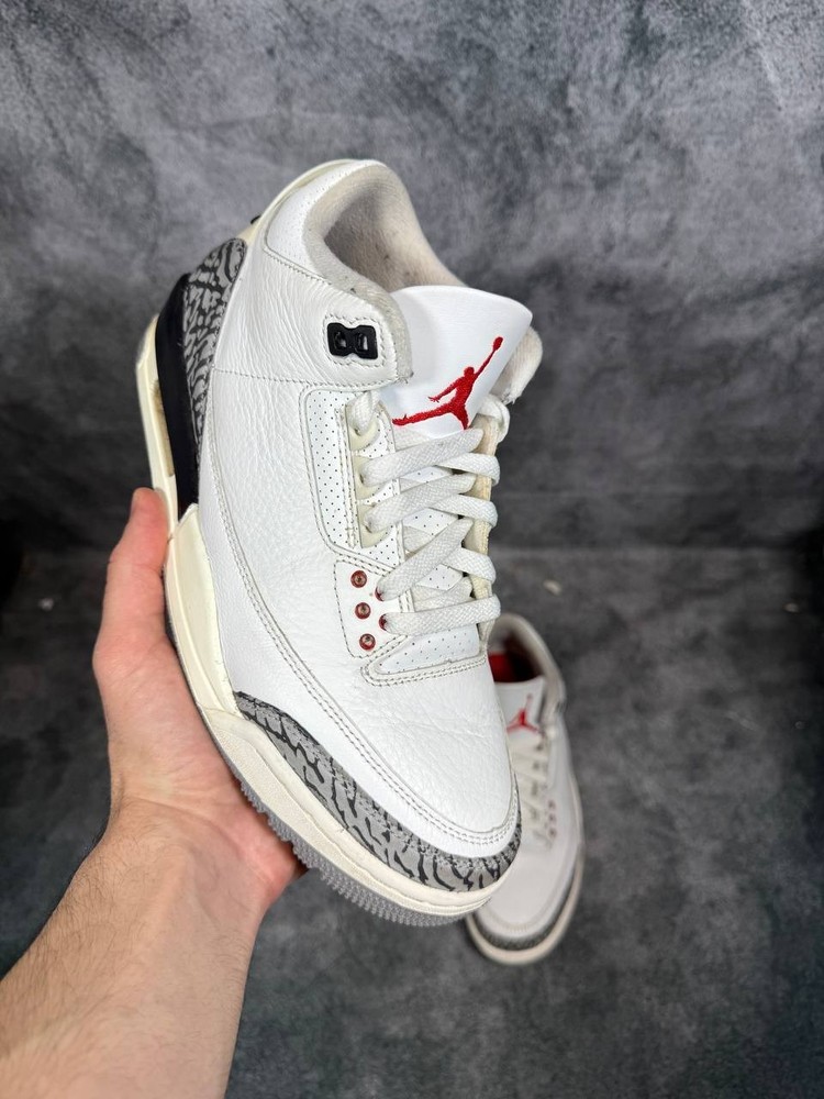 Size 7.5 | Jordan 3 White Cement No Box | Pre-Owned