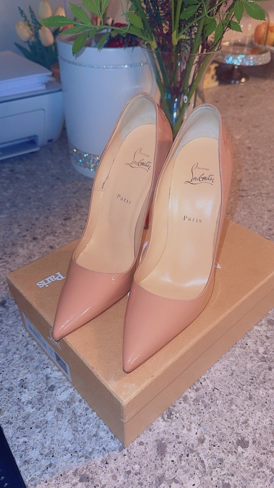 Christian Louboutin So Kate 120mm Size 42- Nude