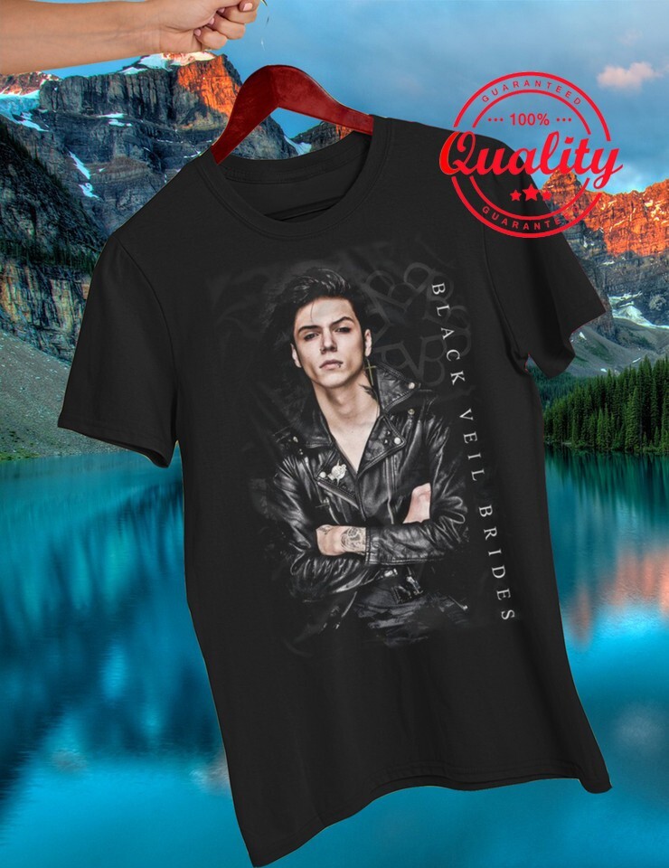 Black Veil Brides Andy Biersack T Shirt Short Sleeve Cotton Size S To 5XL