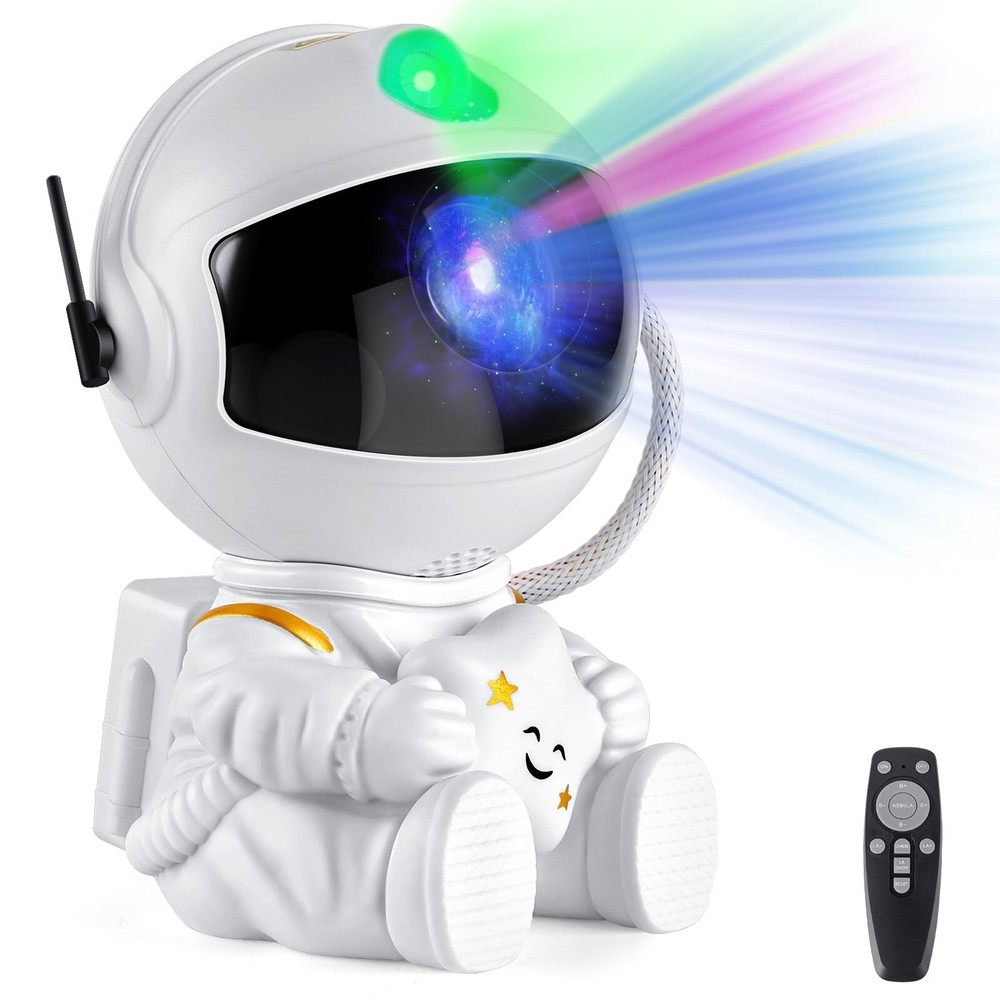 Astronaut Projector，Star Projector Galaxy Light，Night Light for Kids，Light Pr...