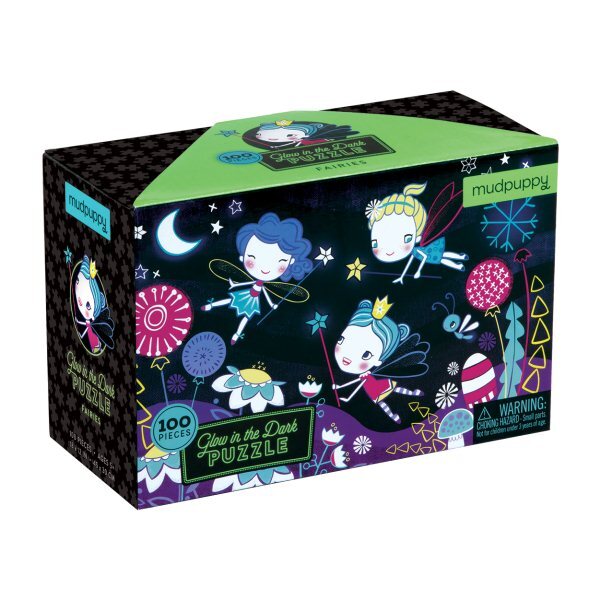 Fairies Glow in the Dark Puzzle : 100 Pieces, Game by Mudpuppy (COR); Wood, K...
