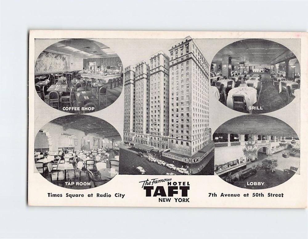 Postcard The Famous Hotel Taft New York City New York USA