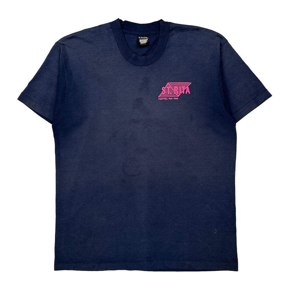 Screen Stars Single Stitch T-Shirt - XL Pink Cotton Blend