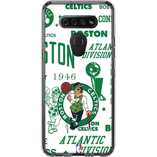 NBA Boston Celtics LG K51/Q51 Clear Case - Boston Celtics Historic Blast