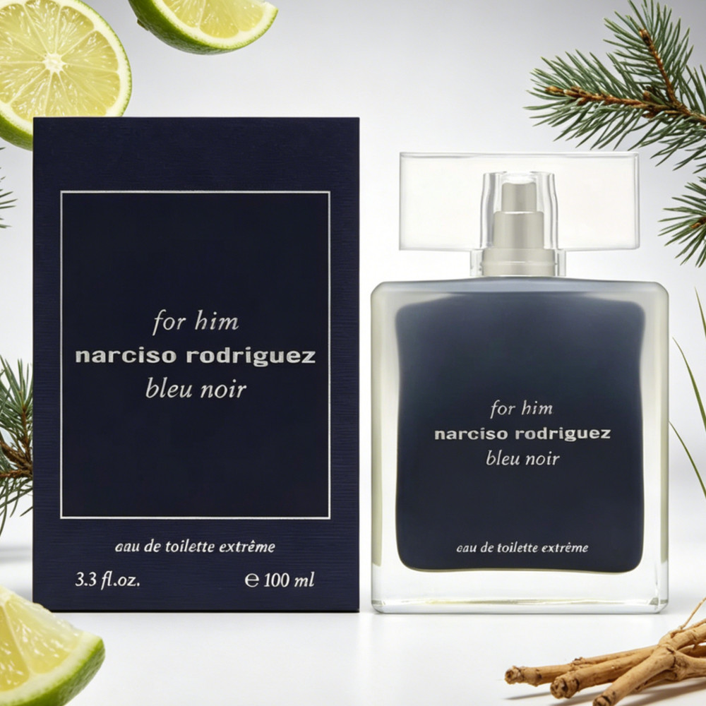 Narciso Rodriguez Bleu Noir Extreme 3.3 oz/100 ml EDT Spray NEW SEALED