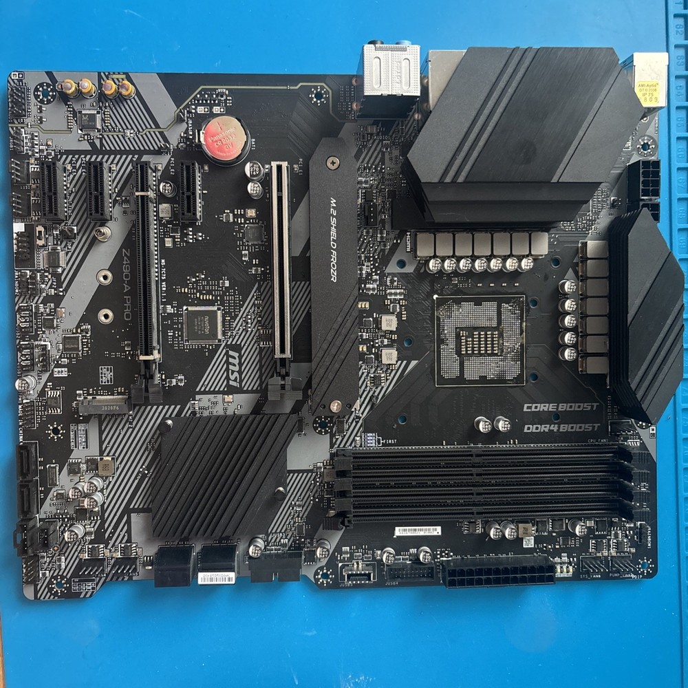MSI Z490-A PRO ProSeries ATX Motherboard (LGA 1200, DDR4) -NOT WORKING-READ