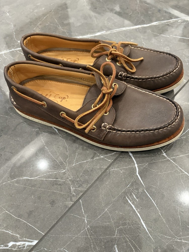 Sperry Men's Gold Cup Brown Authentic Original 2-Eye Boat Shoe 9.5