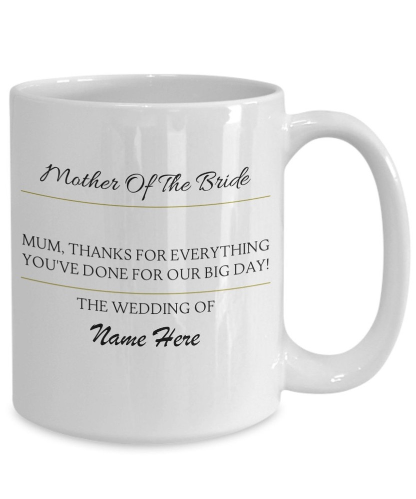 Mom Gifts Coffee Mug Mum Thanks For Everything Personalized Wedding Gift Idea 11