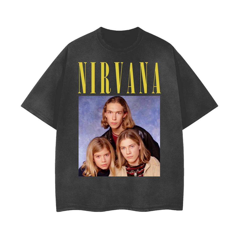 Vintage Acid Washed Ripped Rock Band T-Shirt Unisex Distressed Style 100571