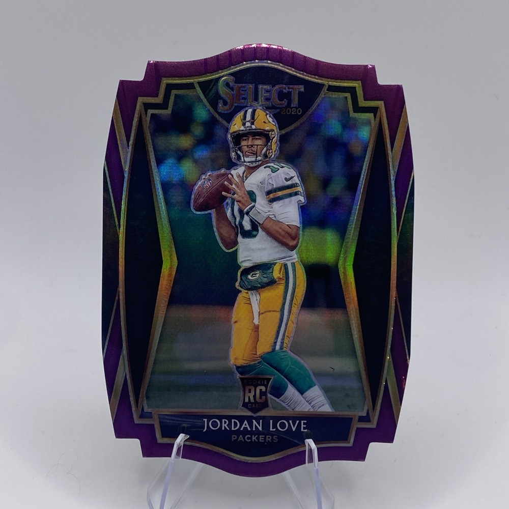 2020 Panini Select - Premier Level Jordan Love #147 Purple Prizm Die-Cut (RC)