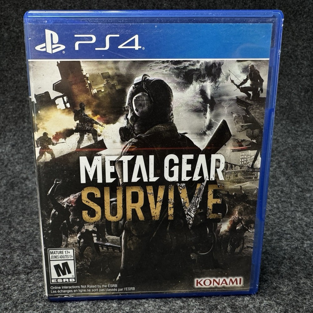 Metal Gear Survive PS4 PlayStation 4 Konami Survival Action Shooter Game
