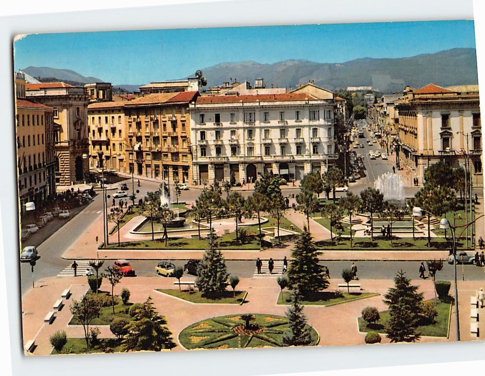 Postcard Liberty Square Avellino Italy