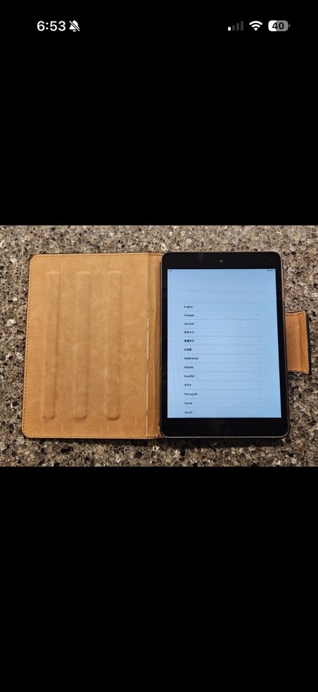 Apple iPad Mini 1st Generation 16GB Black Silver, Wi-Fi, 7.9-inch Model A1432