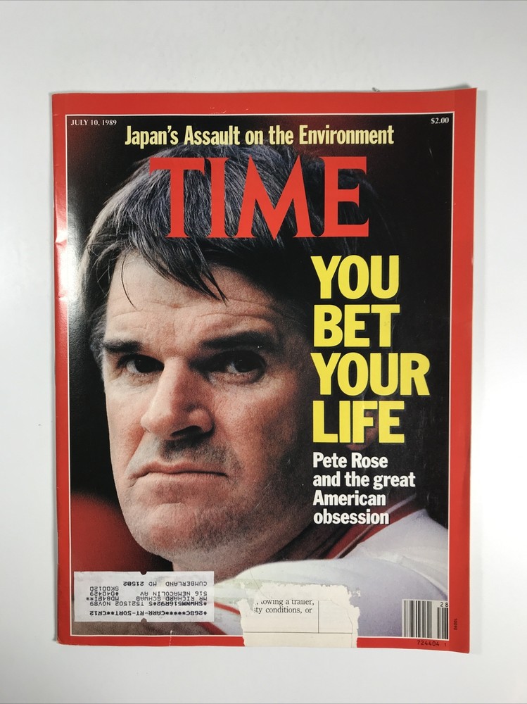 Time Magazine (July 10, 1989) (Pete Rose)