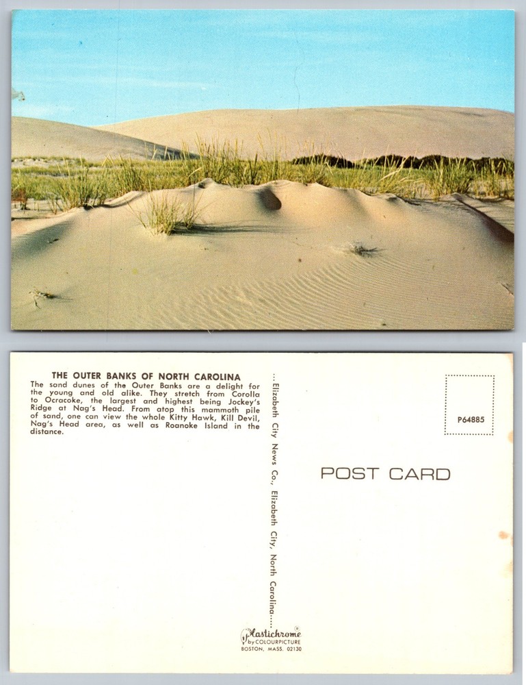 Outer Banks North Carolina Sand Dunes Postcard