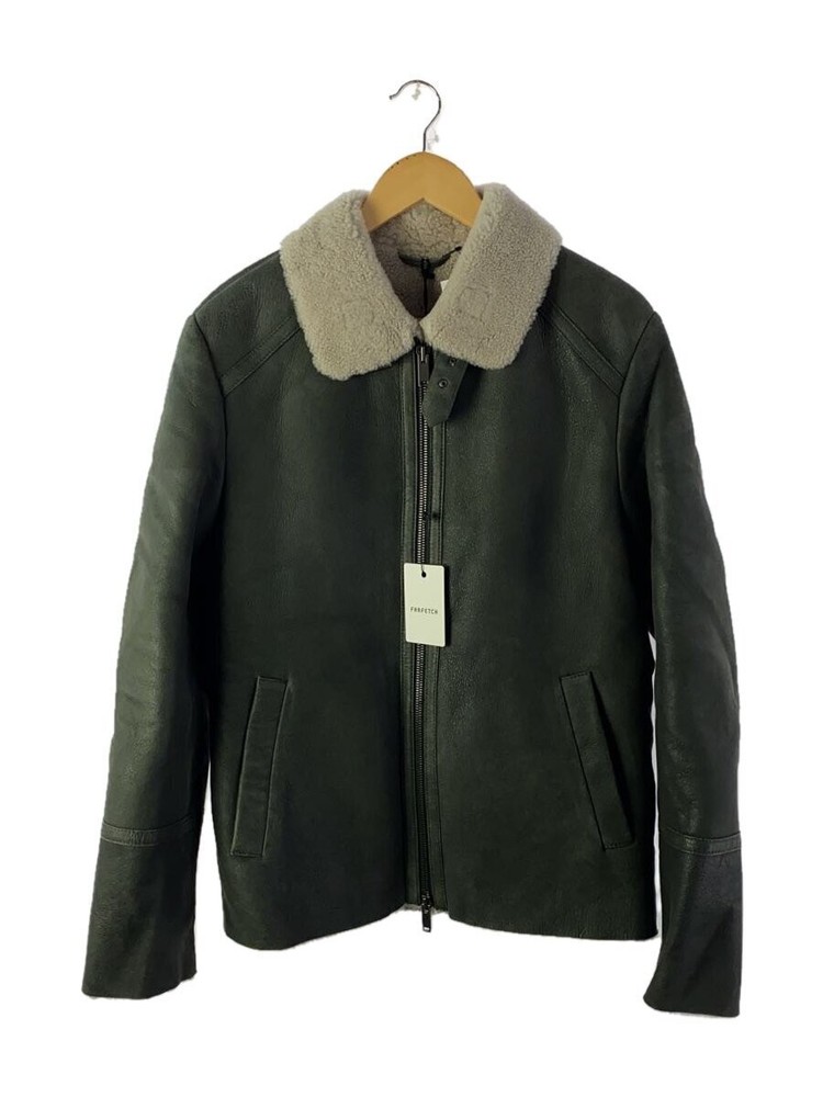 Vintage 1972 Desa Leather Blouson Jacket Size 48 Green