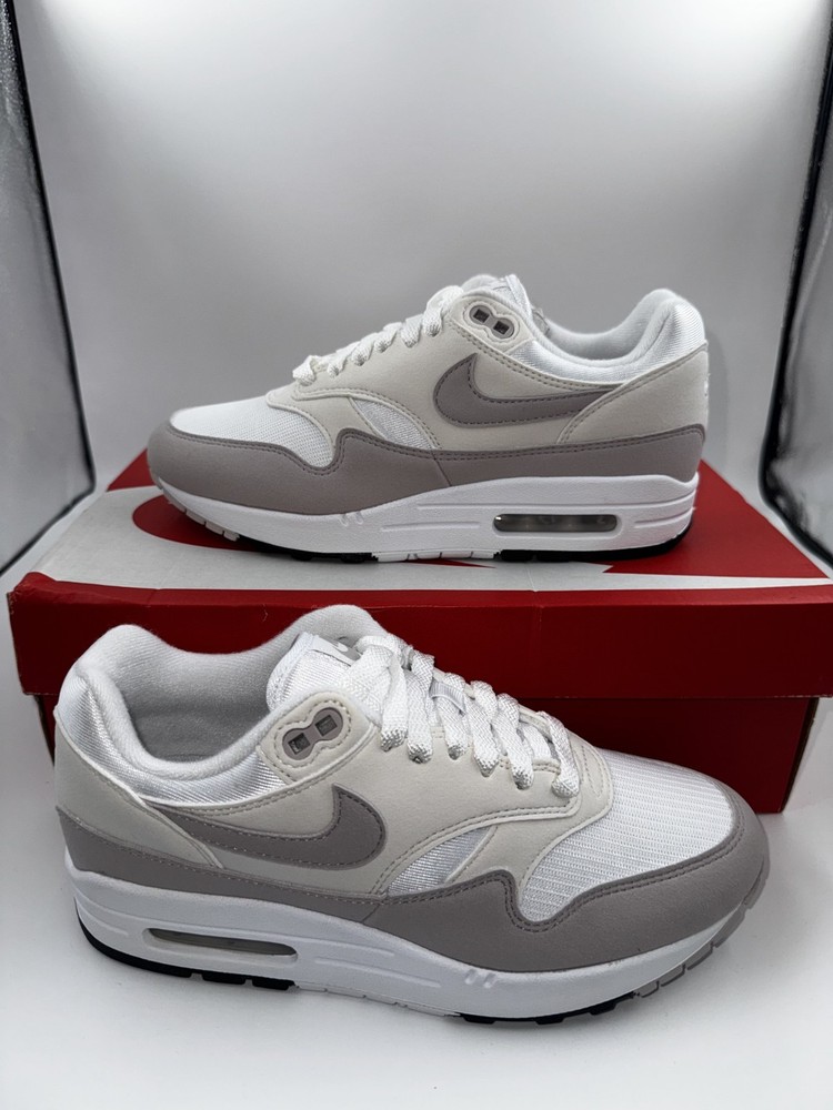 Nike Women's Air Max 1 Sneakers White Platinum Violet Phantom DZ2628-106 7.5