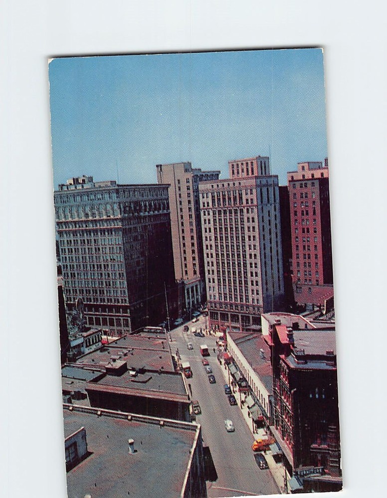 Postcard Famous Five Points Atlanta Georgia USA