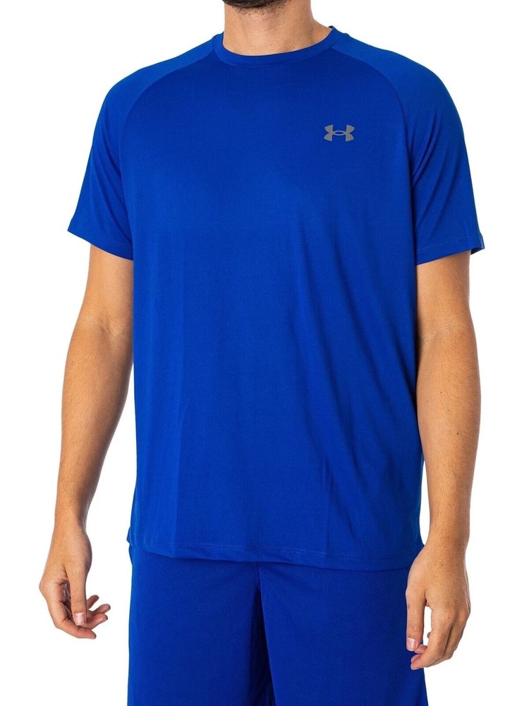 Under Armour Men's Tech 2.0 Short Sleeve T-Shirt, Blue   L