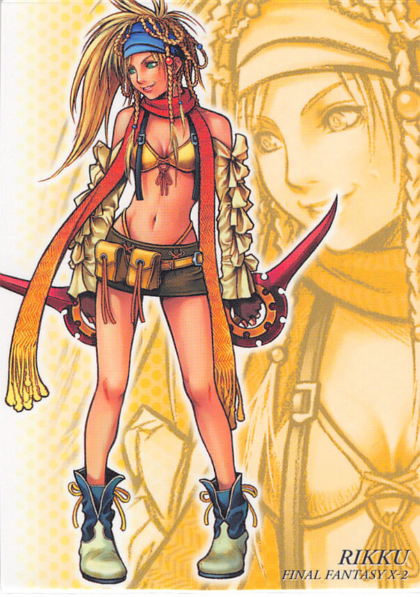 Final Fantasy Art Museum Trading Card #551 Rikku (10-2 / X-2) Fifth Edition