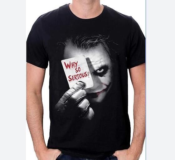 Batman Men's Joker Why So Serious T-Shirt Cotton 100% hot, good shirts