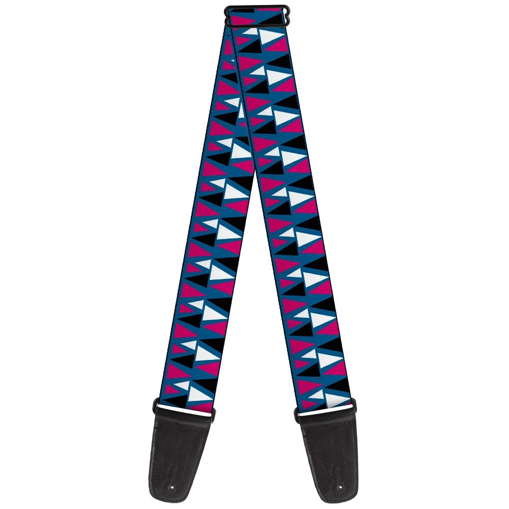 Guitar Strap - Peaks Turquoise/Fuchsia/Black/White ACC NEWAnother great item from Rarewaves USA | Free delivery!