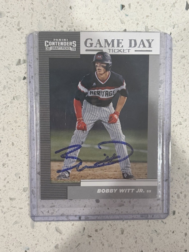 Bobby Witt Jr Signed Card