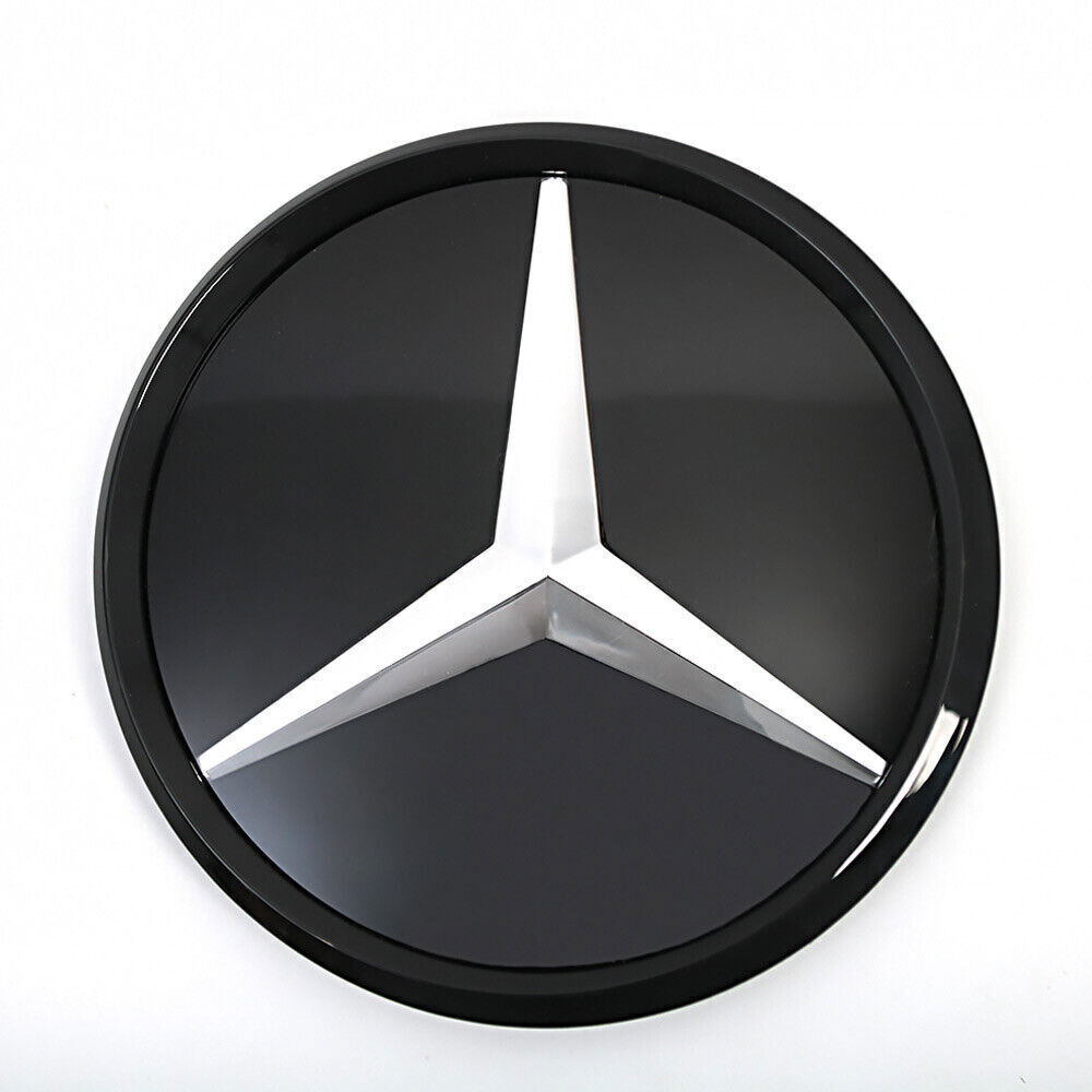 Mirror Glass Star Front Grill Emblem Logo for Mercedes Benz E-class 2011-2015
