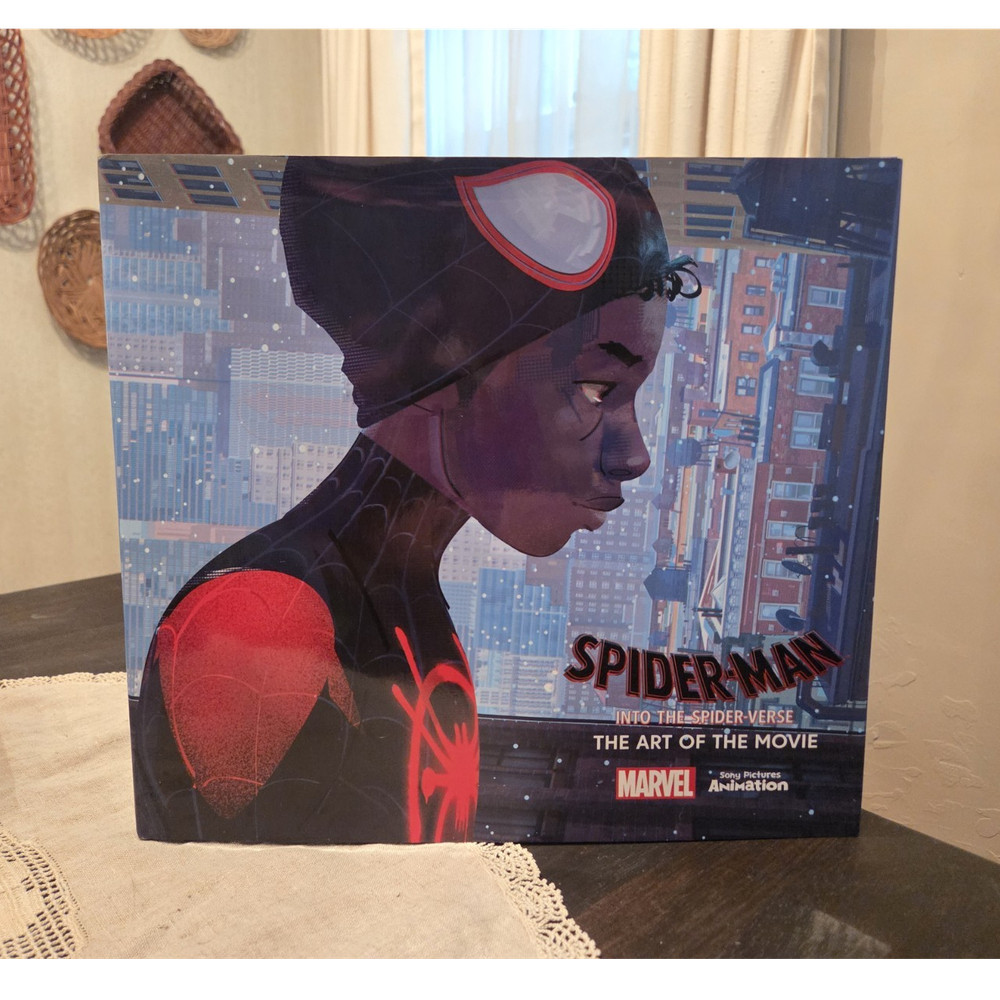 Marvel Spider-Man: Into the Spider-Verse Art Book Hardcover Illustrated Movie
