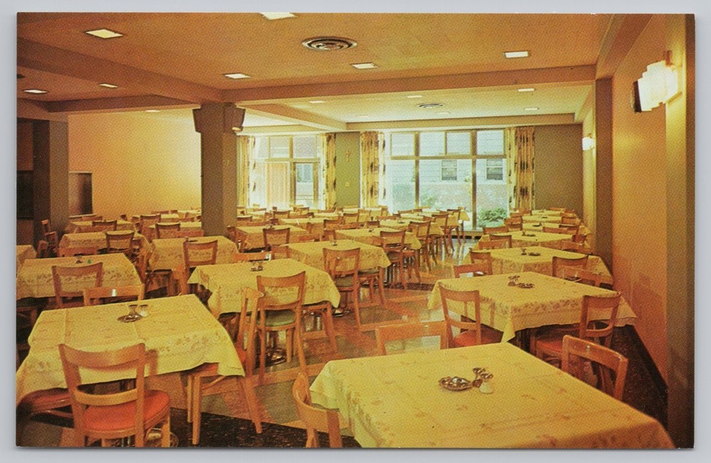 Postcard Employee Dining Room St Joseph's Hospital Reading Pennsylvania PA