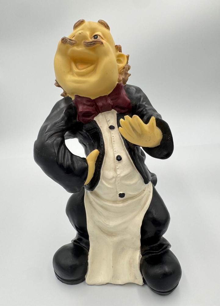 VINTAGE Wine Bottle Holder Chef At Work