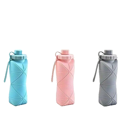 Collapsible Silicone Travel Cup – Portable Leakproof Foldable Water Bottle for On-the-Go