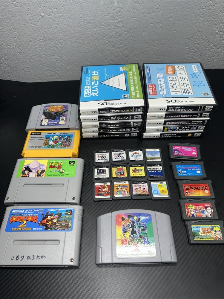 Nintendo Gameboy Advance Games And Nintendo DS And More Game Lot Of 32