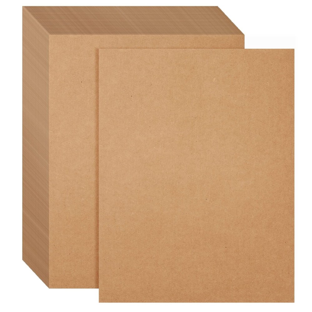 50 Sheets of Brown Kraft Paper or Wedding, Party Invitations, Announcements, ...