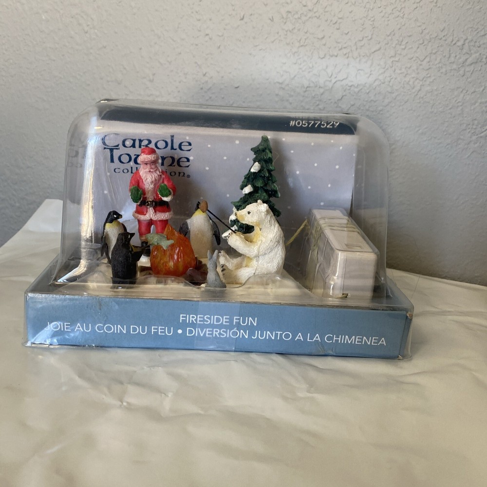 2007 Lemax Village Fireside Fun Lighted Christmas Display-image