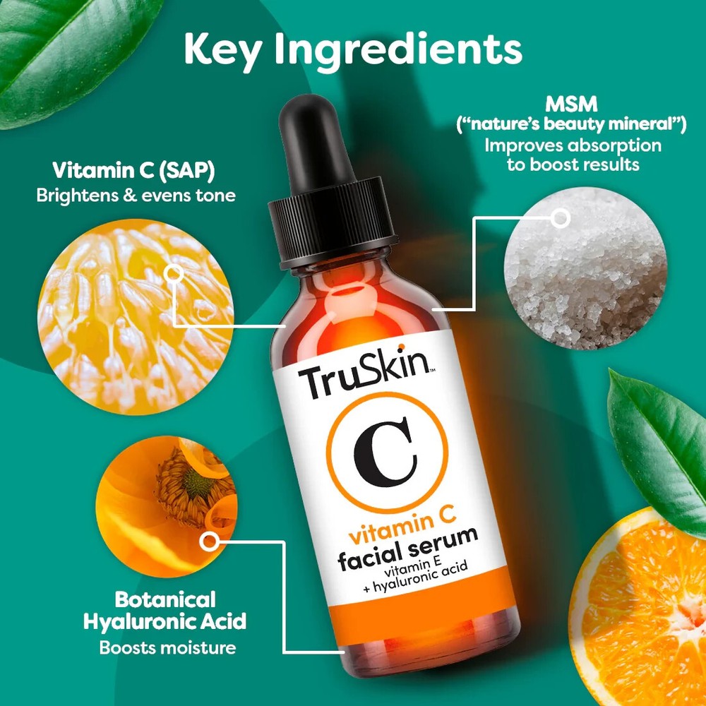 TruSkin Vitamin C Serum for Face - Anti-Aging & Brightening 1 fl oz