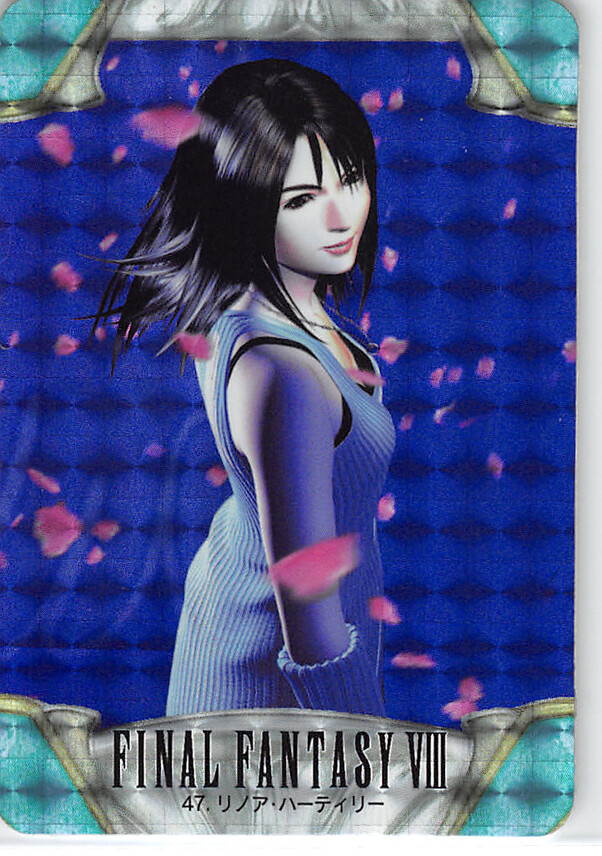 Final Fantasy 8 VIII Trading Card Carddass 47 Special HOLO Rinoa Heartilly