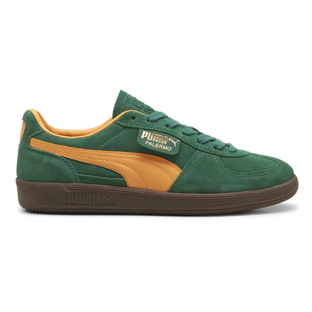 PUMA Palermo Lace Up  Mens Green Sneakers Casual Shoes 39646305