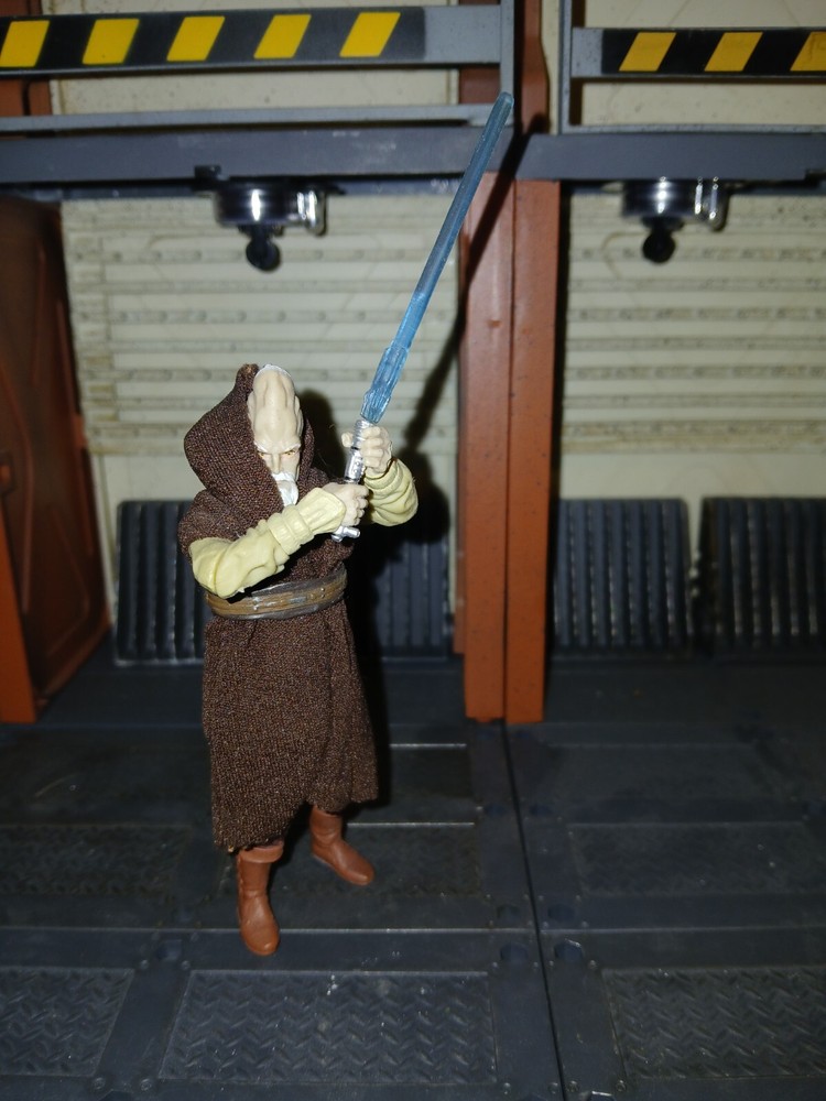 Loose Star Wars Ki Adi Mundi Jedi Action Figure 3.75 1/18
