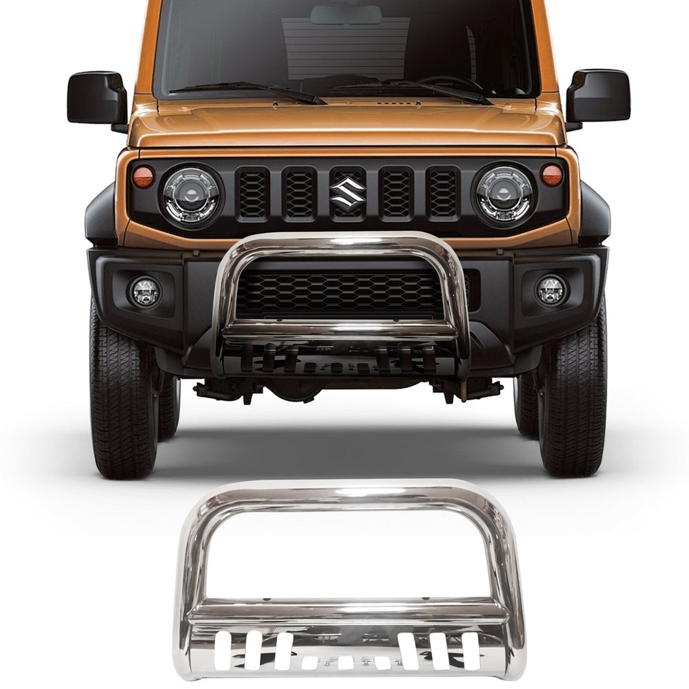 3'' Stainless Steel Bull Bar Bumper Guard fits 07-21 Toyota Tundra 08-22 Sequoia