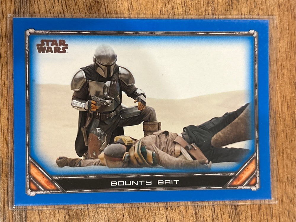 2020 Topps Star Wars - Blue Parallel - The Mandalorian Season 1 - #60