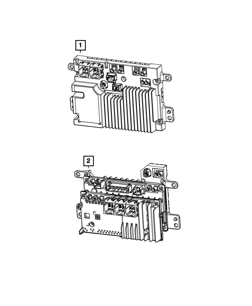 Genuine Mopar Multi Media Radio 68527733AF