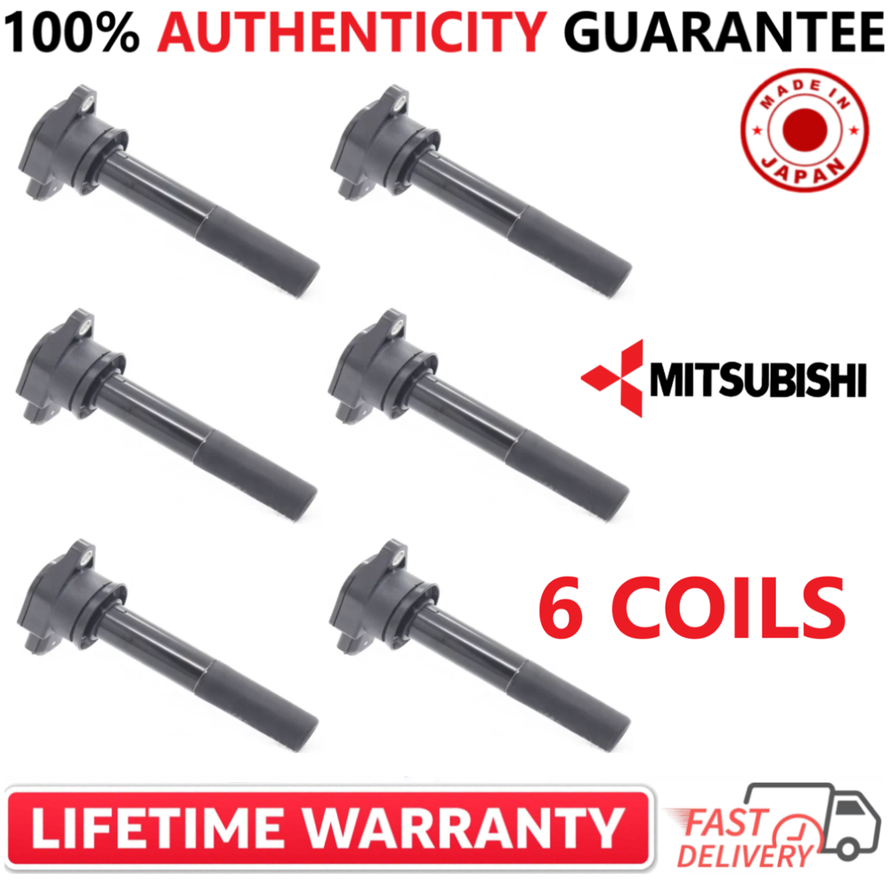 x6 OEM Ignition Coils For 2004-2008 Mitsubishi Endeavor & Galant 3.8L, 19005266