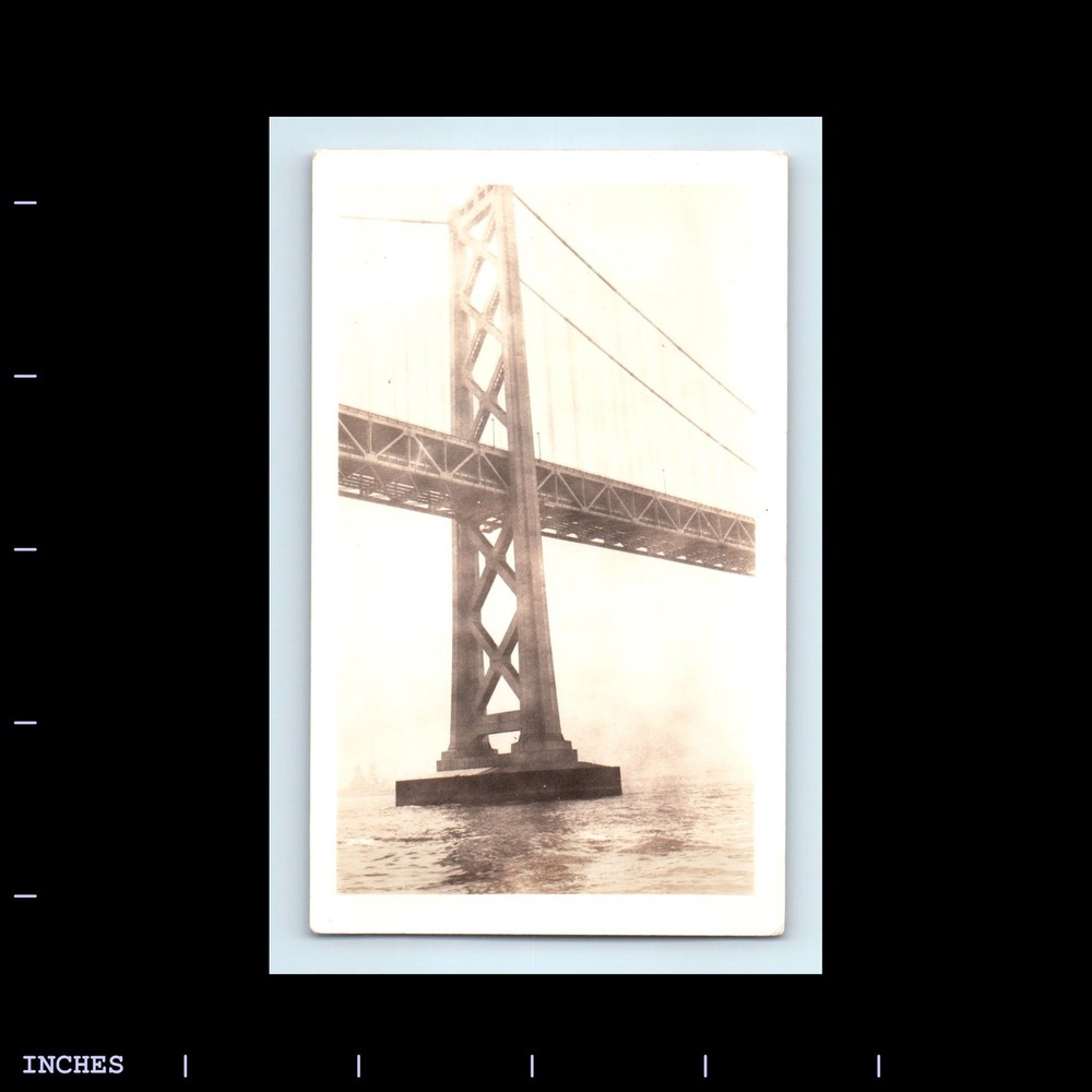 Old Vintage Photo CLOSE-UP OF BRIDGE LANDSCAPE