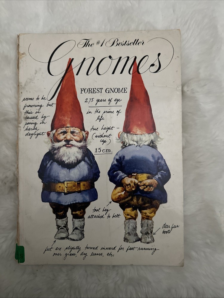 First Printing Gnomes by Wil Huygen Illustrator Rien Poortvliet 1977