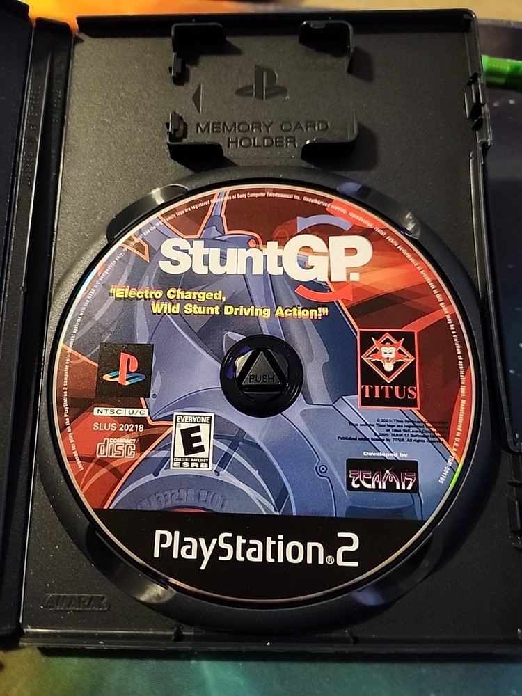Stunt GP (Sony PlayStation 2, 2001) PS2 DISC ONLY Tested Works Titus Team 15