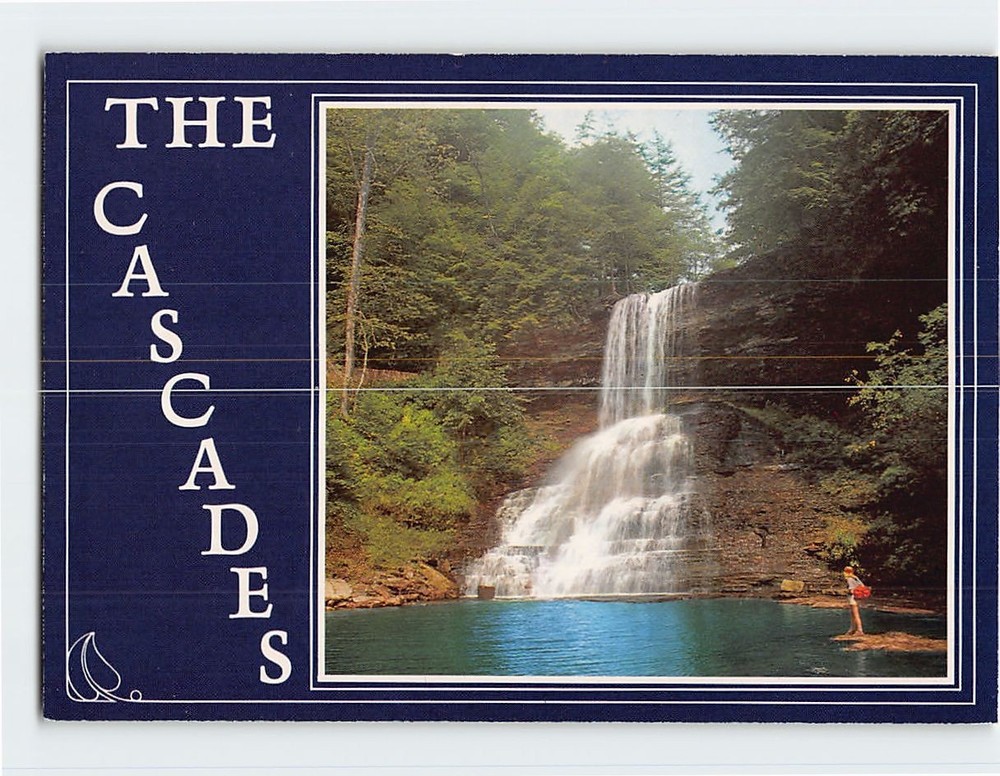 Postcard The Cascades Jefferson National Forest Virginia USA