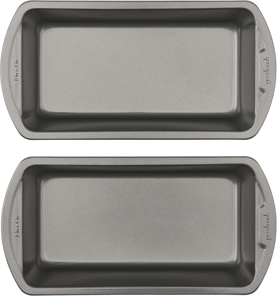 GoodCook Set of 2 Medium Non-Stick 8” x 4” Bread Loaf 8
